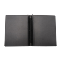 Couvre-menus personnalisés avec logo, en cuir, pour restaurant, en cuir PU, en cuir lisse, porte-menu en cuir