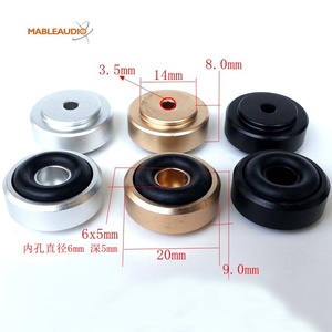 Mafe0403s 20x9 nhôm loa khuếch đại CD máy nghe nhạc chân Loa gai khuếch đại âm thanh Hifi Tự làm ống amps cách ly chân miếng đệm - Product Image 5