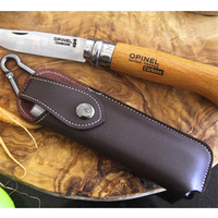 Étui à couteau personnalisé étui à couteau en cuir PU durable fourreau de couteau de cuisine d'extérieur pour les amateurs de camping