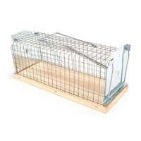 2021 réutilisable sans cruauté en métal grillage cage à souris piège cage à rat en bois