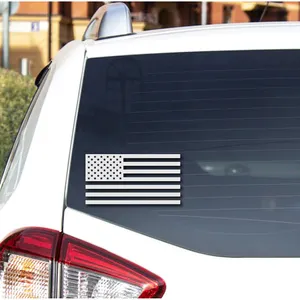 Étiquette de drapeau de Production en vrac, vinyle adhésif pour fenêtre de voiture, autocollants pour ordinateur portable, autocollant de pare-chocs