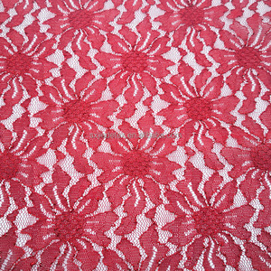 ผ้าลูกไม้สีส้มไนจีเรียแอฟริกันสวิสผ้าทอลายดอกทานตะวัน,คุณภาพดี - Product Image 4