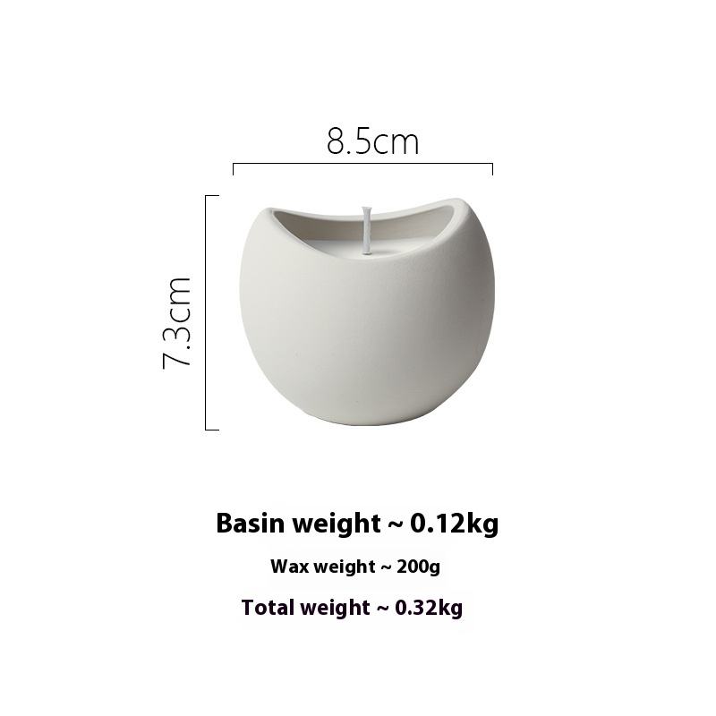 White empty without wax