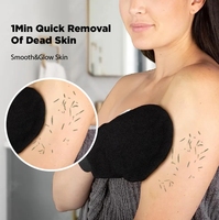 Bajo MOQ Personalizar Logo Viscosa Natural Coreano Dead Skin Scrubber Body Skin Exfoliating Guantes Kess Mitts