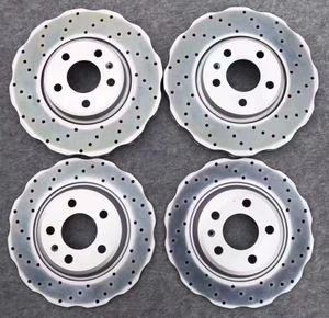 จานเบรกสำหรับรถยนต์ออดี้ A8 4h ชิมาโน่ M446 ระบบเบรกไฮดรอลิก จานเบรกคาร์บอนเซรามิก 345x30 ปอร์เช่ คาเยนน์ เทอร์โบ 2009 - Product Image 6