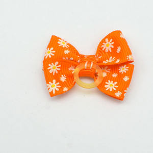 Groothandel Huisdierenkleding Accessoires Verzorgingsaccessoire Bloemenhonden Prints Hondenhaarstrik Knoop Met Elastiekjes - Product Image 6