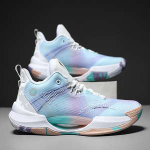 Chaussures de basketball pour hommes en gros, style 2026, nouvelles chaussures de course respirantes en maille, chaussures de sport à semelle en caoutchouc pour jeunes - Product Image 3
