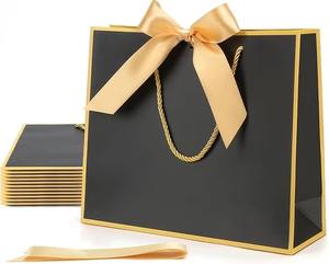 Sac en papier de luxe personnalisé imprimé avec votre propre logo pour les petites entreprises-Vente en gros de sacs cosmétiques à fleurs sacs-cadeaux parfaits - Product Image 2