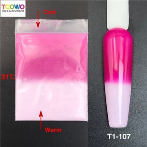 In stock colore blu T1-106 temperatura sensibile al calore cambiamento di colore temperatura-attivato di colore pigmento termocromico In polvere - Product Image 4