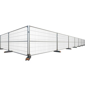 Nhà máy trực tiếp nhúng nóng mạ kẽm tạm thời chu vi hàng rào | Hàng rào an ninh di động hạng nặng Úc hàng rào di động - Product Image 1