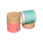 Emballage personnalisé en tube de papier kraft écologique pour épices et sel en poudre