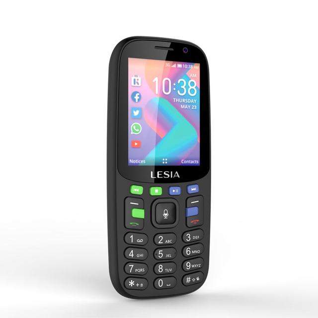 Cheap Factory 4G Phone LESIA Telephone 2.4inch 1GB+8GB 0.3MP Dual SIM Feature Phone for South America