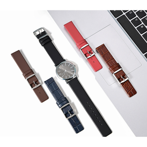 Cinturino Vintage sottile e morbido in vera pelle 14/16/18/20/22/24mm a rilascio rapido leggero e comodo cinturino in pelle - Product Image 2