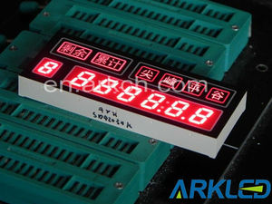 0.8 inch đa Chữ Số phân đoạn <span class=keywords><strong>LED</strong></span> hiển thị số màu đỏ Pixel 5mm 7 phân đoạn hiển thị cho cửa hàng bán lẻ giáo dục quảng cáo 1 năm - Product Image 3