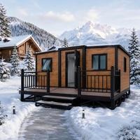 Maison conteneur extensible à 2 chambres, design moderne, pour salle d'exposition de concessionnaires et commandes en gros