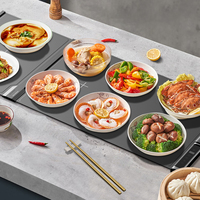 Flexibles Spleiß design Elektrisch Langlebige Lebensmittel wärme schale Heizplatte Rolla ble Fast Heating Silicone Food Warming Mat