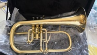 Wholesale Factory Direct Professional Performance B Flat Frugalhorn Trumpet BB Tone Gold Color Brass Instrument Manufacturer