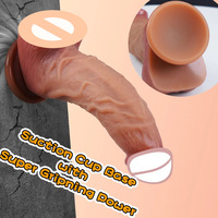 Dildo noir en silicone liquide, réaliste avec veines, grand dildo noir, jouet sexuel, dildos animaux, jouets sexuels anaux