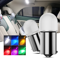 RCJ Parfait LED F2WOLRD Lumineux BA9S 2835 3SMD T4W 12V Voiture Céramique COB LED Ampoules De Plaque D'immatriculation De Voiture Lampe De Lecture
