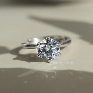 Anéis de Eternidade Personalizados RINNTIN LZR36 com Zircônia Cúbica 8A para Mulheres, Joias CZ, Anel de Compromisso em Prata Esterlina 925 - Product Image 4