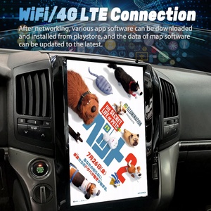 เครื่องเล่นมัลติมีเดียในรถยนต์ขนาด 16 นิ้ว สำหรับ Toyota Land Cruiser LC200 ปี 2008-2015 รองรับ CarPlay ระบบนำทาง GPS วิทยุ Qualcomm หน่วยความจำ 128GB หน้าจอแนวตั้ง - Product Image 2