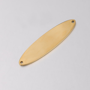 Bijoux en métal Accessoires Trouver Double Trous En Acier Inoxydable Connecteur <span class=keywords><strong>Bateau</strong></span> Ovale Forme Pendentif Charme Pour Collier Bracelet - Product Image 5