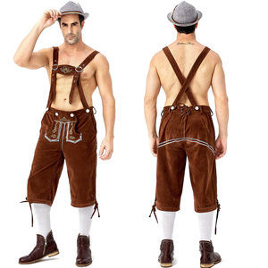 <span class=keywords><strong>Costume</strong></span> de fête adulte chemise à carreaux rouge ensemble hommes <span class=keywords><strong>Oktoberfest</strong></span> pantalon bière Bar Costumes Allemagne bière Festival <span class=keywords><strong>Costume</strong></span> - Product Image 2