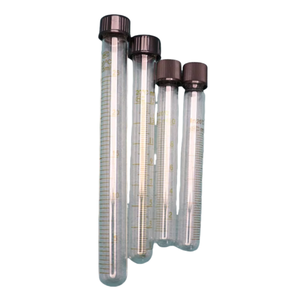 Fabrik-Großhandel Labor-Borosilikatglas-Kulturröhrchen mit Schraubverschluss und PTFE-Stopfen Hochwertige Reagenzgläser - Product Image 1