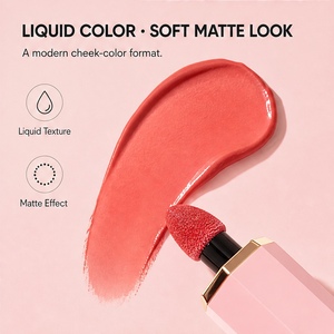 บลัชออนเนื้อเจลลี่แบบนิ่ม สีธรรมชาติ 7 มล. 15 กรัม ขวดฝ้า 8 เฉดสี บรรจุกล่องสีสันสวยงาม สำหรับแต่งหน้า - Product Image 3