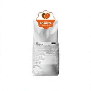 Grains de café Robusta du Vietnam, torréfaction légère, approvisionnement en vrac pour les importateurs mondiaux de café - Product Image 1