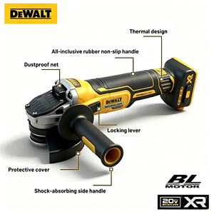 Amoladora Angular Inalámbrica DEWALT <span class=keywords><strong>de</strong></span> 125 mm con Motor sin Escobillas <span class=keywords><strong>de</strong></span> Iones <span class=keywords><strong>de</strong></span> Litio, Herramienta Eléctrica Compacta y Portátil para Reparaciones en el Hogar y la Construcción - Product Image 3