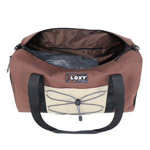 Sac de sport Loxy pour femme en résine avec fermeture éclair, grande capacité, doublure en polyester, idéal pour le yoga, le fitness, le cyclisme et l'entraînement sportif, à porter en bandoulière - Product Image 6