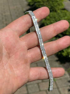 Nuevas Pulseras de Plata Personalizadas OEM ODM de 5mm 8-10CT con Moissanita/CZ, Joyería de Boda Unisex de Moda, Estilo Hip Hop Lujoso - Product Image 4