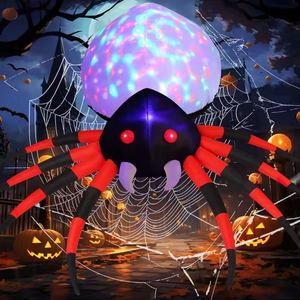 Décorations d'Halloween Extérieures Géantes Gonflables Personnalisées de 8 Pieds en Forme d'Araignée avec Lumières LED, Prix d'Usine, Vente en Gros - Product Image 3