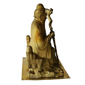 Sculptures personnalisées du Dieu du <span class=keywords><strong>Mariage</strong></span> Yuelao <span class=keywords><strong>pour</strong></span> la décoration intérieure, technique de moulage traditionnelle Feng Shui - Product Image 4