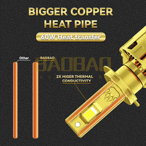 Ampoule de phare LED pour voiture haute puissance 300w H7 Canbus LED H11 H1 H4 <span class=keywords><strong>HB3</strong></span> 9005 HB4 9006 9012 LED 4300k 6000k <span class=keywords><strong>200</strong></span> Watt - Product Image 2