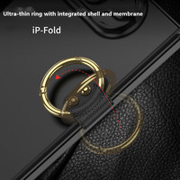 Étui de protection ultra-fin pour Apple iPhone Duo, pour iPhone Fold, avec film de protection en verre trempé magnétique intégré