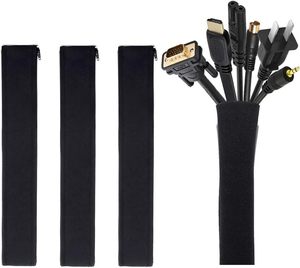 Jiaen - Organizador <span class=keywords><strong>de</strong></span> Cables Autoadhesivo, Kit <span class=keywords><strong>de</strong></span> Gestión <span class=keywords><strong>de</strong></span> Cables <span class=keywords><strong>de</strong></span> Goma para TV, Oficina, Coche, Hogar - Organizador <span class=keywords><strong>de</strong></span> Cables Divididos - Product Image 5