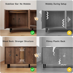 Muebles JIAMEIJIA, Gabinete para Gatos de Madera Marrón con Refugio Oculto, Venta al Por Mayor, OEM, ODM - Product Image 6