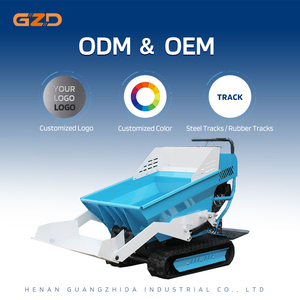 GZD 500kg 미니 트랙 덤프트럭 가솔린 엔진 소형 로더 (정원 및 조경 작업용) - Product Image 3