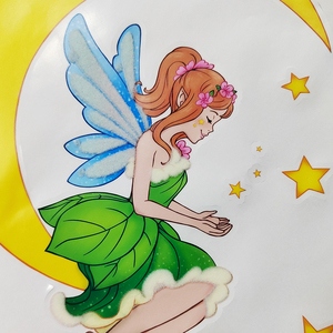 Adesivo da parete floccato personalizzato per la decorazione della stanza dei bambini - Product Image 4