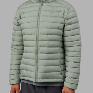 Veste matelassée en nylon pour homme, en duvet de canard, pour l'hiver, en tissu canvas, veste matelassée pour homme - Product Image 6