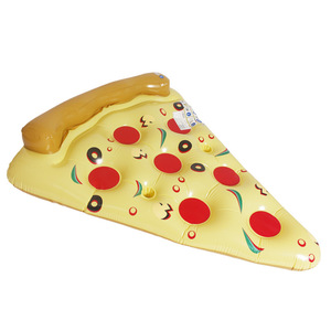 Nouveau matelas flottant gonflable géant en forme de <span class=keywords><strong>pizza</strong></span>, canapé-lit pliable pour l'eau, hamac 165x138cm - Product Image 5