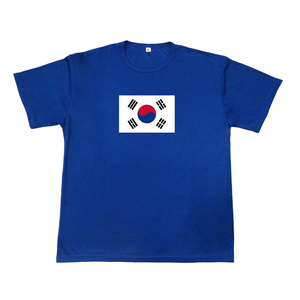 Camisetas personalizadas con logo personalizado, cuello redondo de poliéster <span class=keywords><strong>azul</strong></span> con logo Nacional de <span class=keywords><strong>Chile</strong></span> - Product Image 3