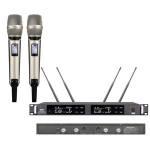 Sistema de Micrófono Inalámbrico UHF de 2 Canales ULXD24, Transmisor de Mano ULXD4 <span class=keywords><strong>Master</strong></span> SKM9000, 4 Antenas, Verdadera Diversidad - Product Image 1