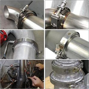 Collier de serrage <span class=keywords><strong>V</strong></span>-<span class=keywords><strong>Band</strong></span> 51 mm (2 pouces) en acier inoxydable 304, connecteur standard, pièces de rechange pour système d'échappement haute performance, prix usine, haute qualité - Product Image 5