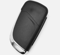 Coque de clé de voiture télécommande pliable à 2 boutons en ABS modifiée pour Chevrolet Cruze Epica Lova Camaro Buick Opel