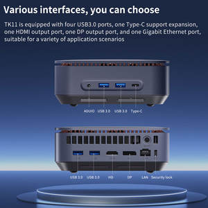 NUEVO Mini PC Tk11 A0, Tiger Lake, <span class=keywords><strong>I3</strong></span> <span class=keywords><strong>1115G4</strong></span>, I5 1135G7, I7 1165G7, Win10, Ubuntu, Huella Dactilar, RTC, Mini Ordenador de Escritorio - Product Image 4