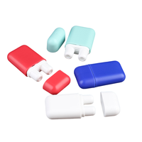 Inhalateur nasal en plastique vide à double orifice 1,8 ml*2 avec bouchon d'aspiration nasale et emballage en coton
