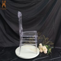 Chaise Chiavari en résine cristalline de qualité supérieure pour mariage, événements et réceptions